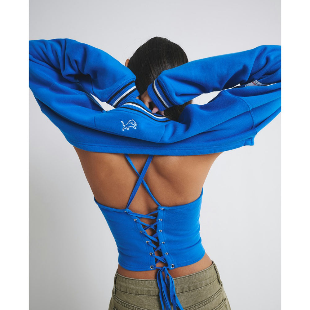 Detroit Lions Off Season Women's Fleece Shrug Cami | NFL Near me