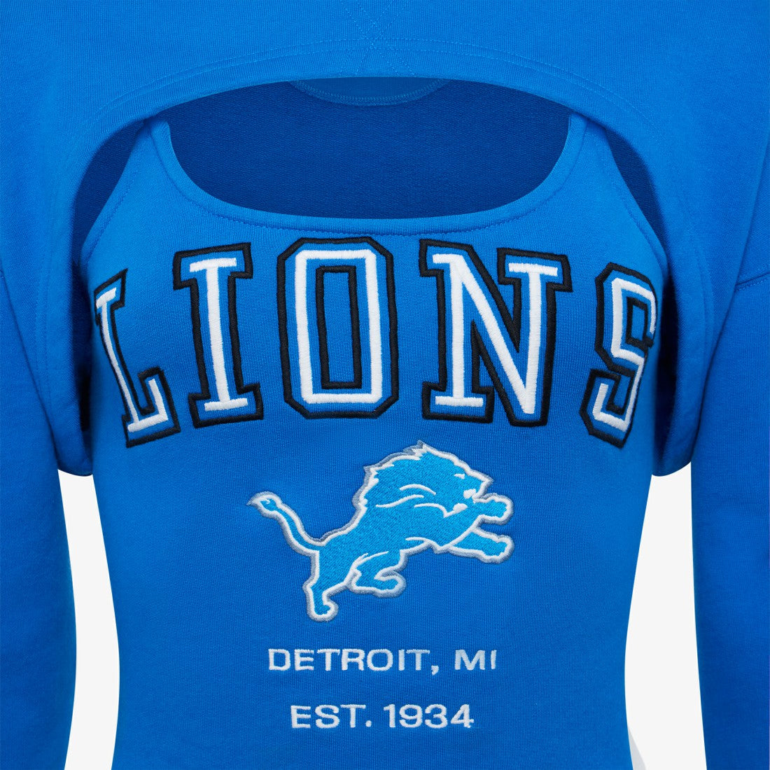 Detroit Lions Off Season Women's Fleece Shrug Cami | NFL Near me