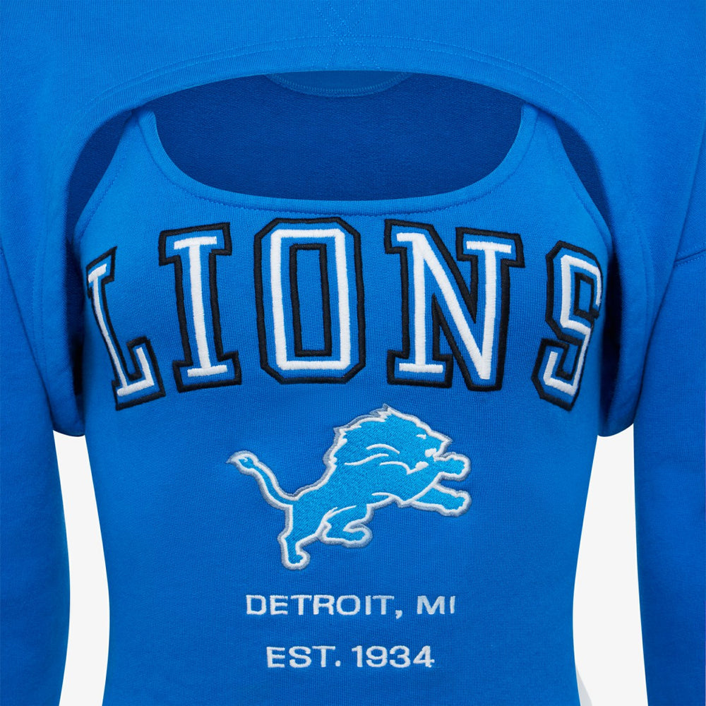 Detroit Lions Off Season Women's Fleece Shrug Cami | NFL Near me