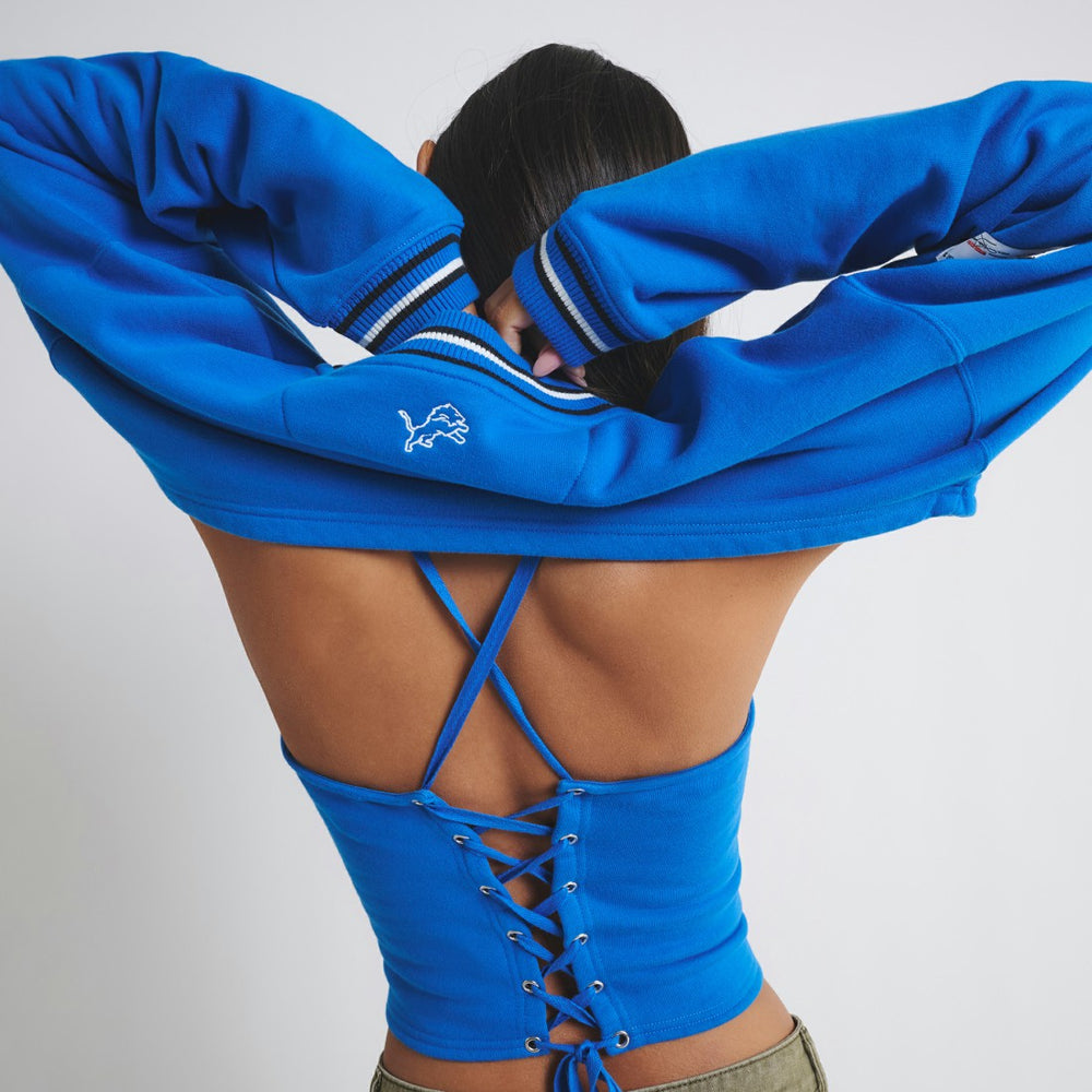 Detroit Lions Off Season Women's Fleece Shrug Cami | NFL Near me