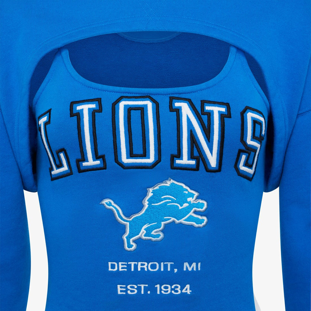 Detroit Lions Off Season Women's Fleece Shrug Cami | NFL Near me