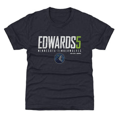 Navy Anthony Edwards Minnesota Timberwolves 500 Level Youth Elite T-Shirt | NBA