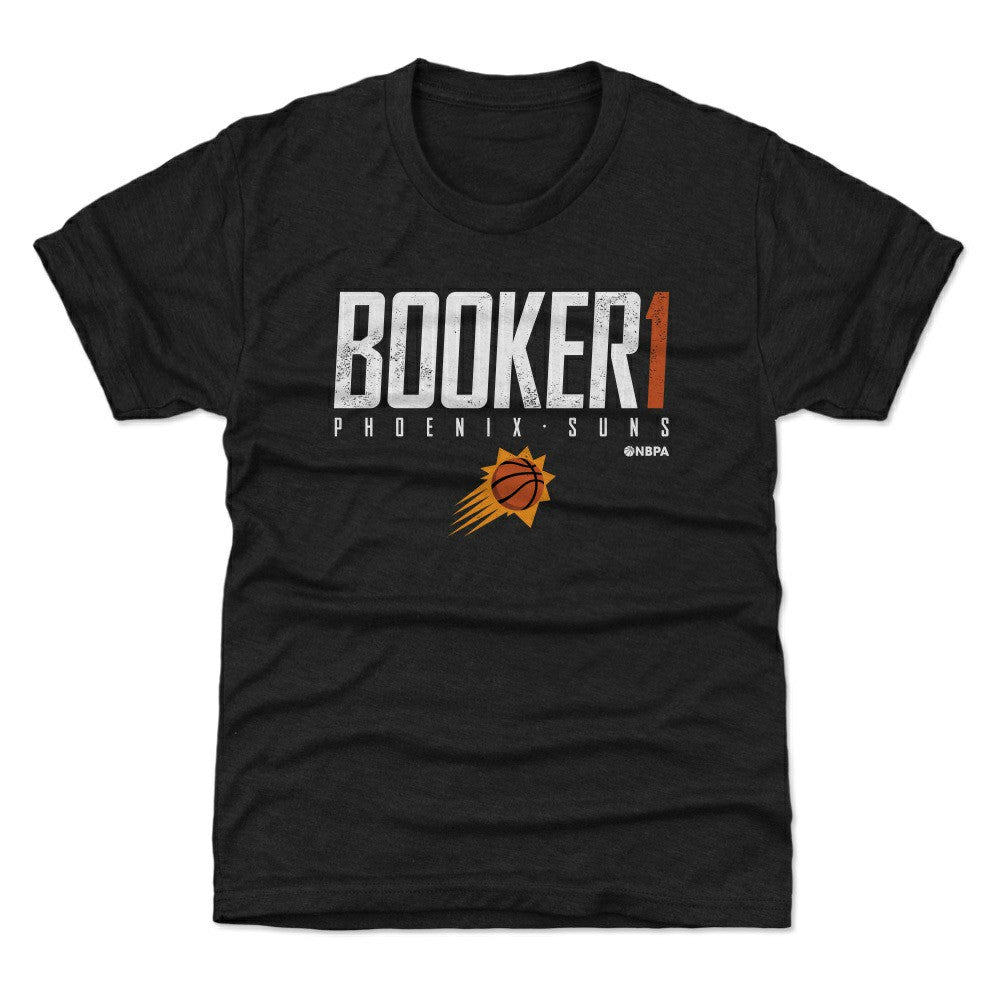 Black Devin Booker Phoenix Suns 500 Level Youth Elite T-Shirt | NBA