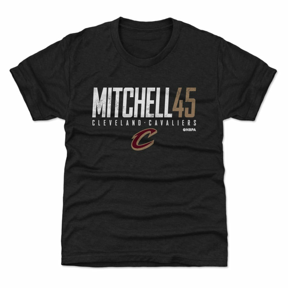 Black Donovan Mitchell Cleveland Cavaliers 500 Level Youth Elite T-Shirt sale | NBA