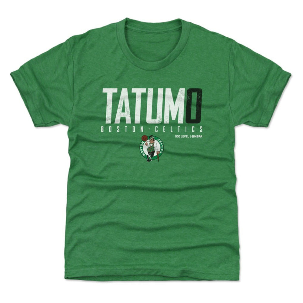 Kelly Green Jayson Tatum Boston Celtics 500 Level Youth Elite T-Shirt | NBA