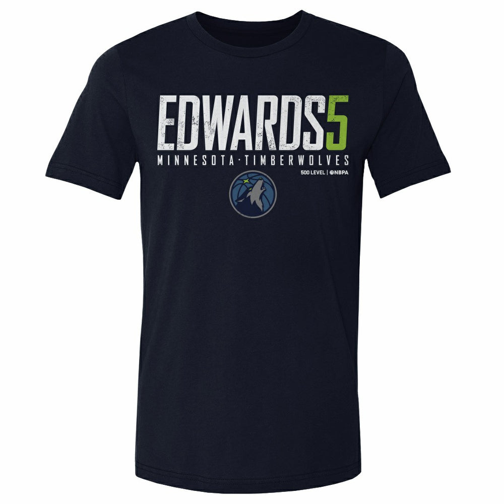 Navy Anthony Edwards Minnesota Timberwolves 500 Level Elite T-Shirt | NBA