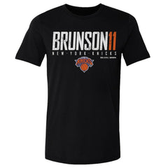 Black Jalen Brunson New York Knicks 500 Level Elite T-Shirt | NBA