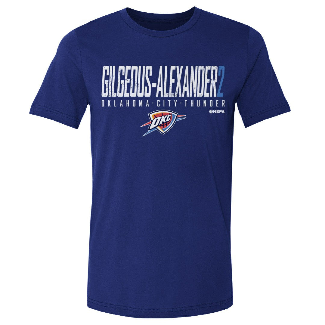Blue Shai Gilgeous-Alexander Oklahoma City Thunder 500 Level Elite T-Shirt | NBA