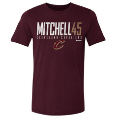 Wine Donovan Mitchell Cleveland Cavaliers 500 Level Elite T-Shirt sale | NBA