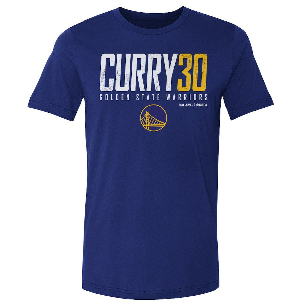 Royal Stephen Curry Golden State Warriors 500 Level Elite T-Shirt sale | NBA