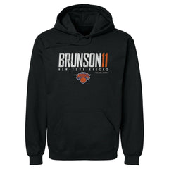 Black Jalen Brunson New York Knicks 500 Level Elite Pullover Hoodie | NBA