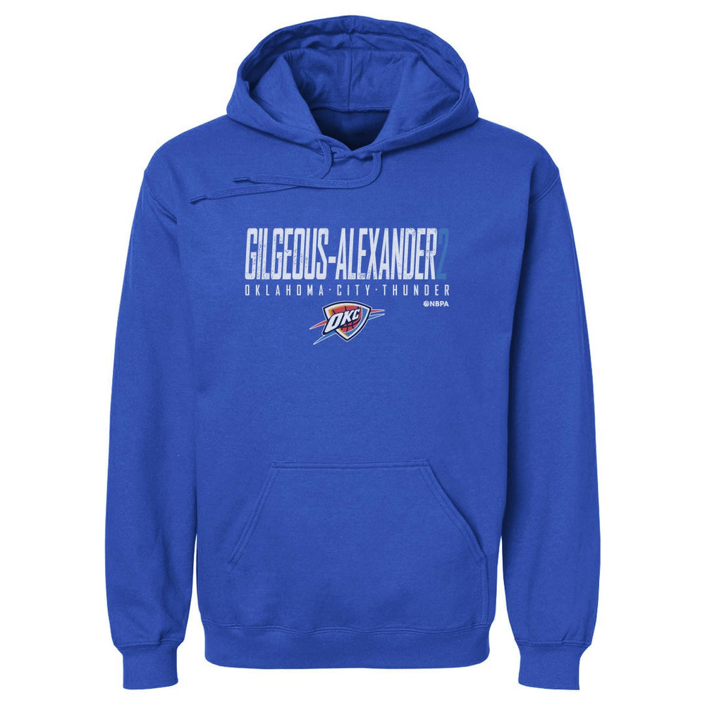 Blue Shai Gilgeous-Alexander Oklahoma City Thunder 500 Level Elite Pullover Hoodie | NBA