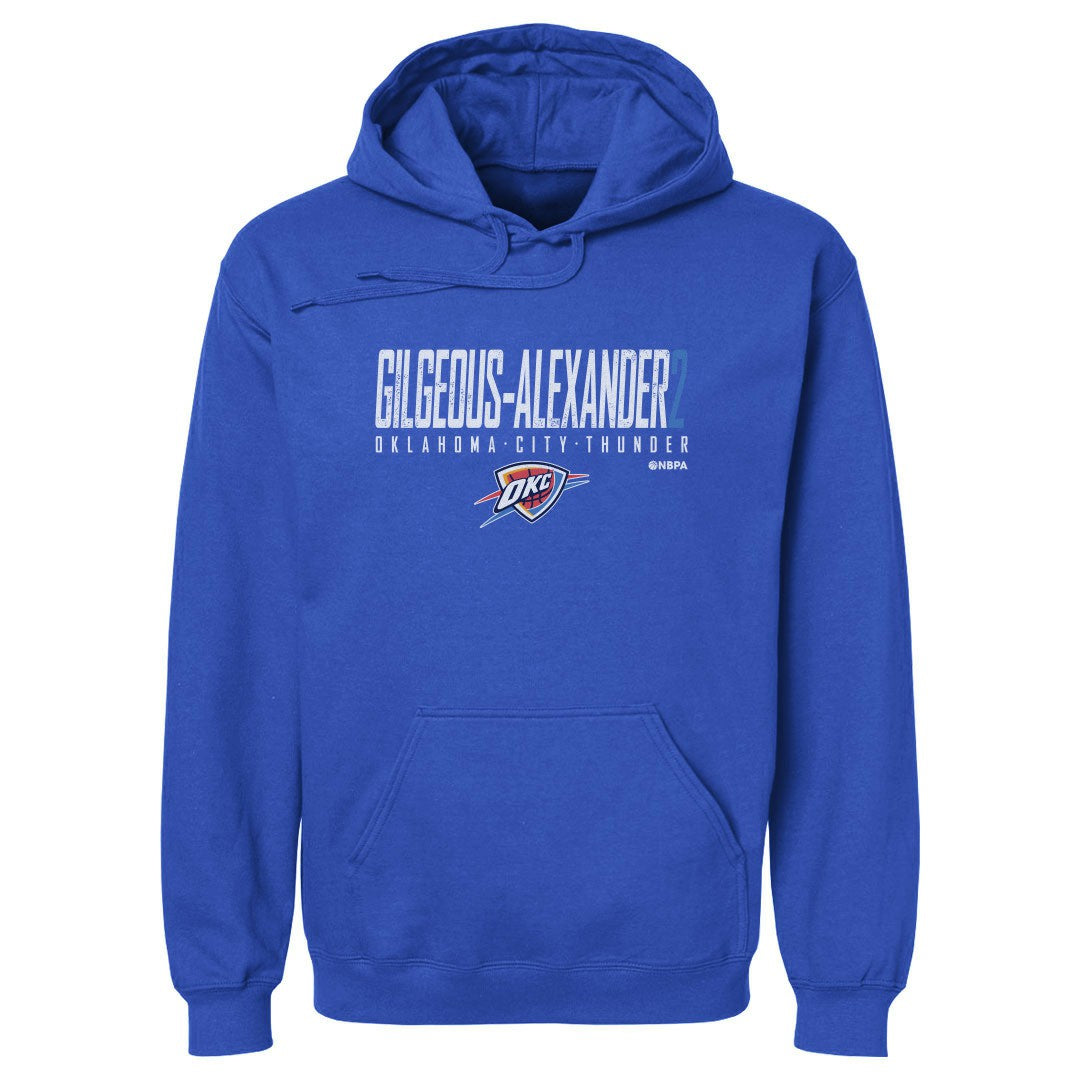 Blue Shai Gilgeous-Alexander Oklahoma City Thunder 500 Level Elite Pullover Hoodie | NBA