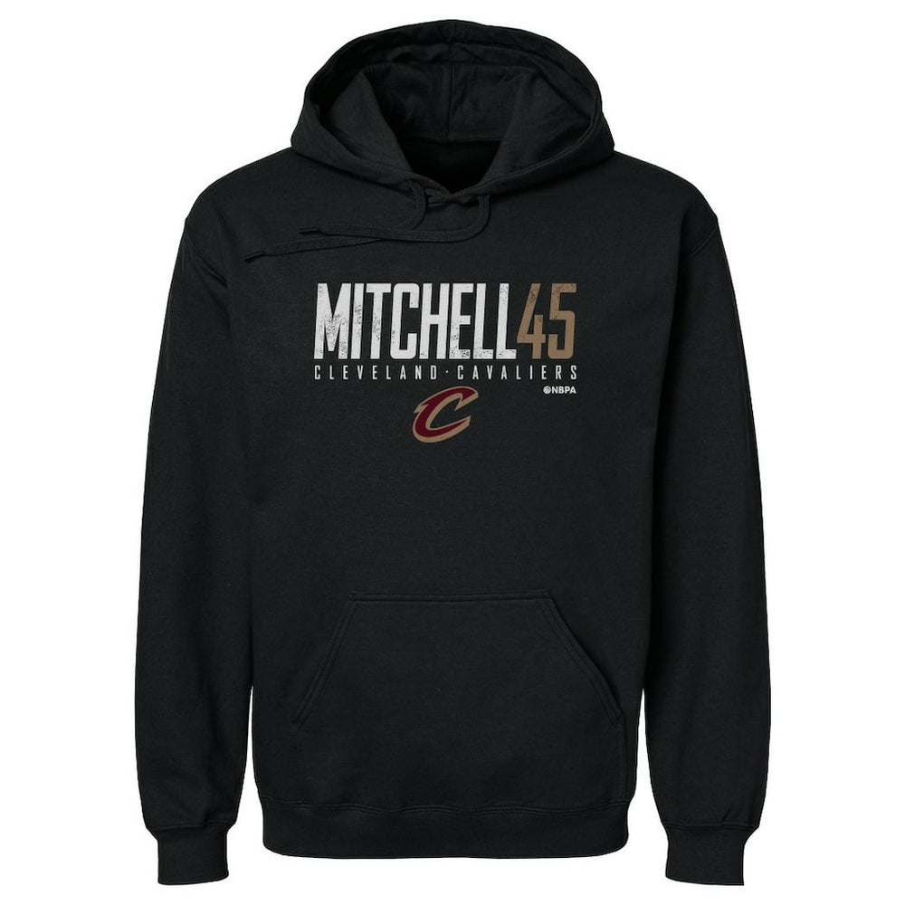 Black Donovan Mitchell Cleveland Cavaliers 500 Level Elite Pullover Hoodie sale | NBA