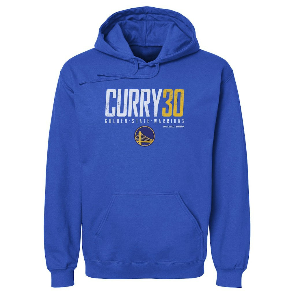 Royal Stephen Curry Golden State Warriors 500 Level Elite Pullover Hoodie sale | NBA