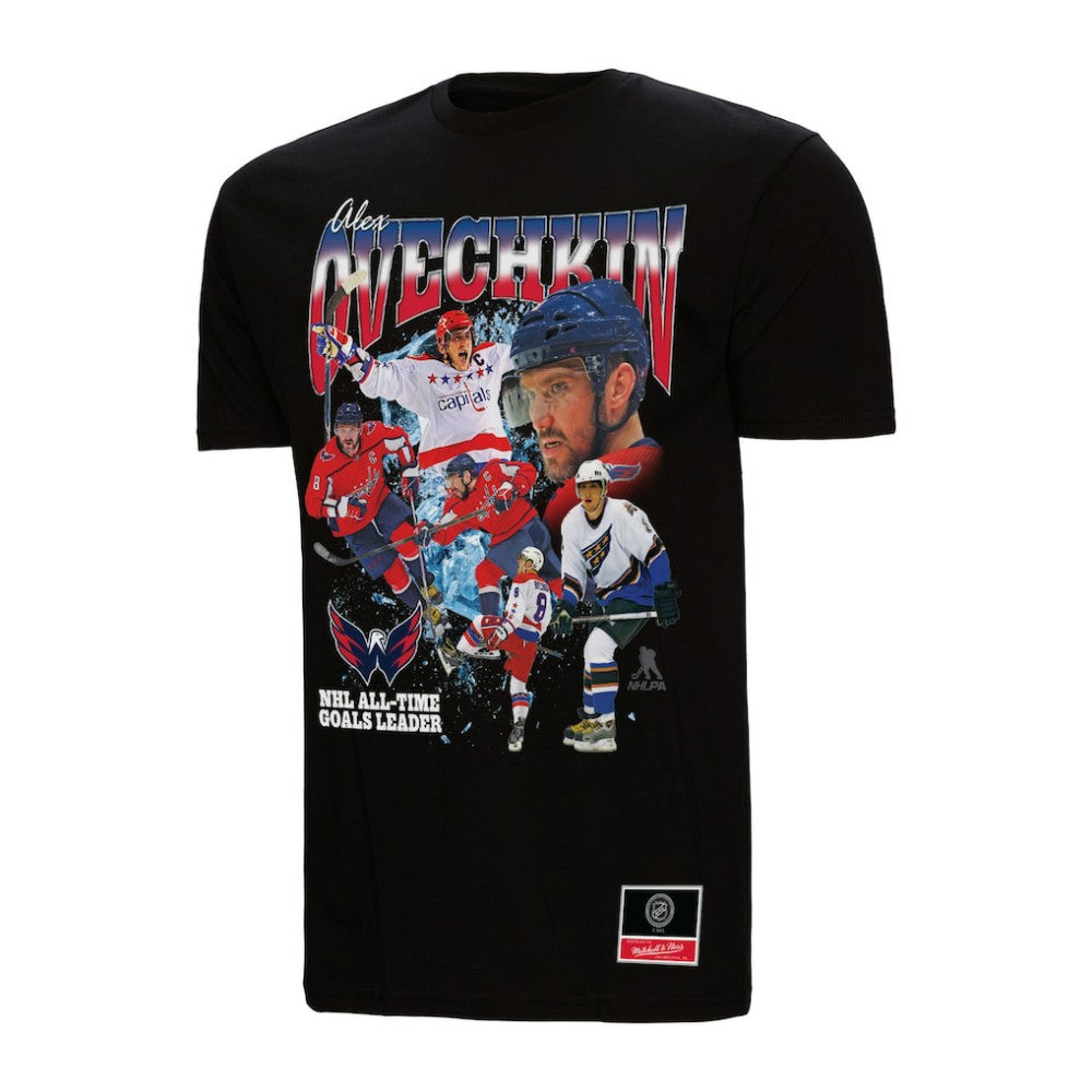 Alexander Ovechkin Washington Capitals Mitchell & Ness NHL All-Time Leading Goal Scorer Graphic T-Shirt -  NHL T-shirts