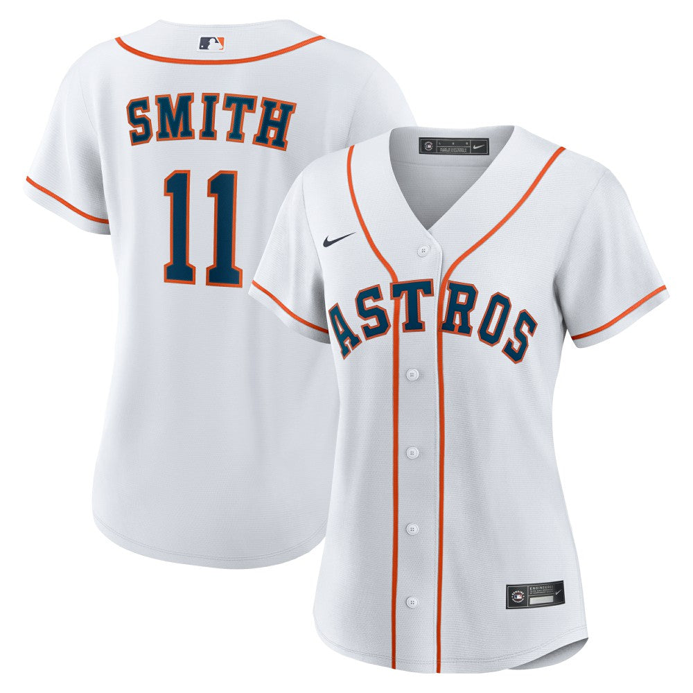Cam Smith Houston Astros Nike Women's Home Replica Jersey - MLB Jerseys