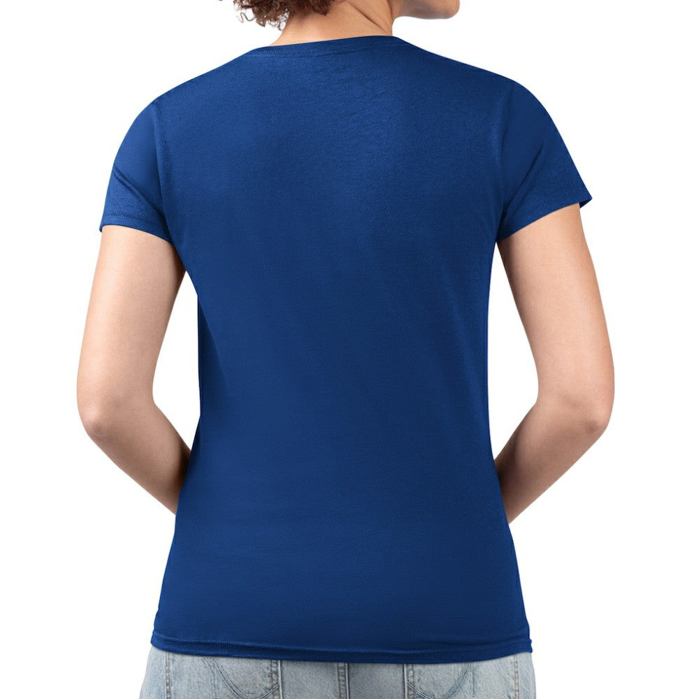 Toronto Blue Jays G-III 4Her by Carl Banks Women's Super-Slim Fit Lightweight Retro Roses V-Neck T-Shirt - MLB T-shirts