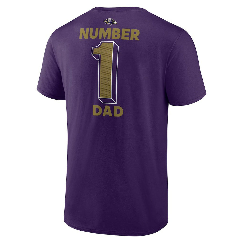 Baltimore Ravens #1 Dad Jersey T-Shirt | NFL Near me