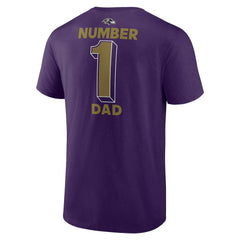 Baltimore Ravens #1 Dad Jersey T-Shirt | NFL Near me