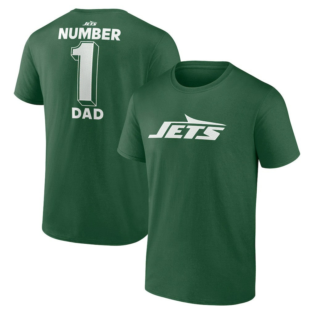 New York Jets #1 Dad Jersey T-Shirt | NFL Hot