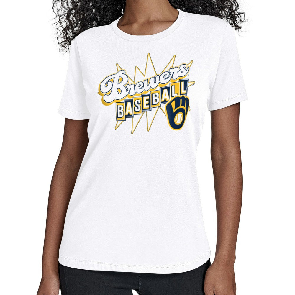 Milwaukee Brewers Starter Women's Drive-In T-Shirt - MLB T-shirts