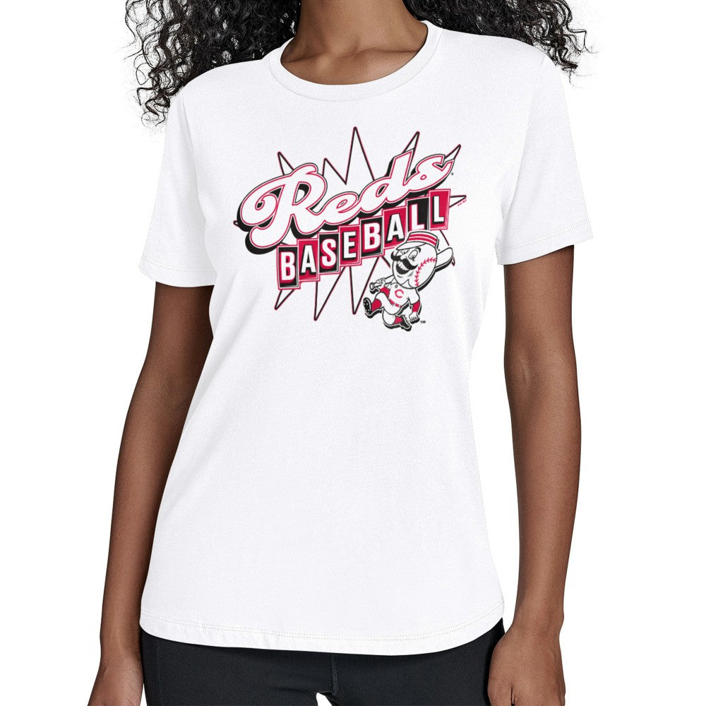 Cincinnati Reds Starter Women's Drive-In T-Shirt - MLB T-shirts