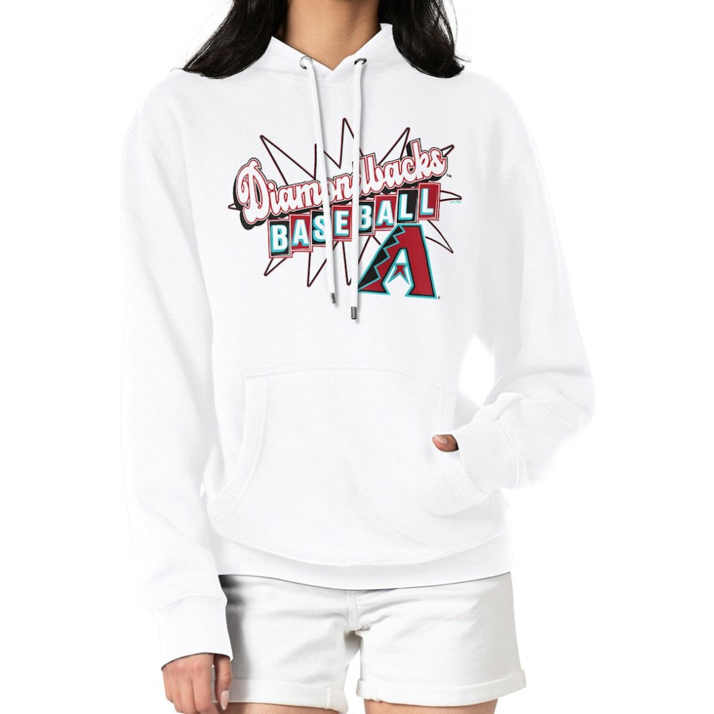 Arizona Diamondbacks Starter Women's Drive-In Pullover Hoodie - MLB Hoodies