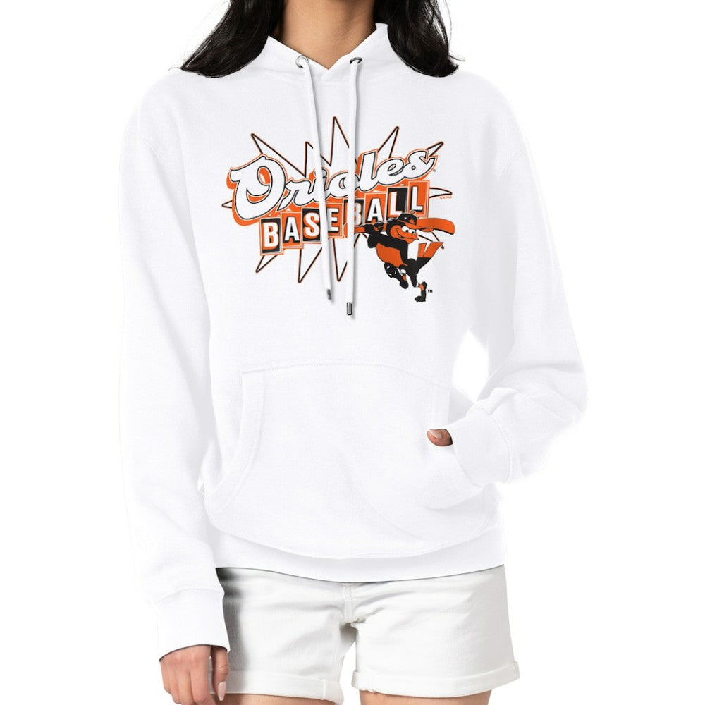Baltimore Orioles Starter Women's Drive-In Pullover Hoodie - MLB Hoodies