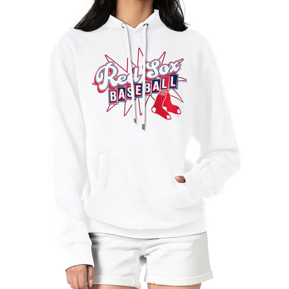 Boston Red Sox Starter Women's Drive-In Pullover Hoodie - MLB Hoodies