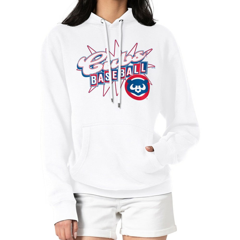 Chicago Cubs Starter Women's Drive-In Pullover Hoodie - MLB Hoodies