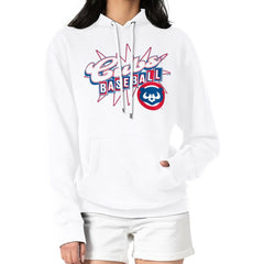 Chicago Cubs Starter Women's Drive-In Pullover Hoodie - MLB Hoodies