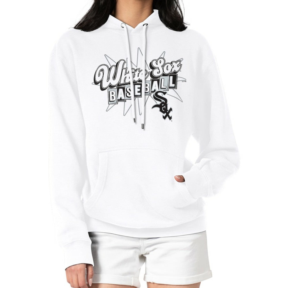 Chicago White Sox Starter Women's Drive-In Pullover Hoodie - MLB Hoodies