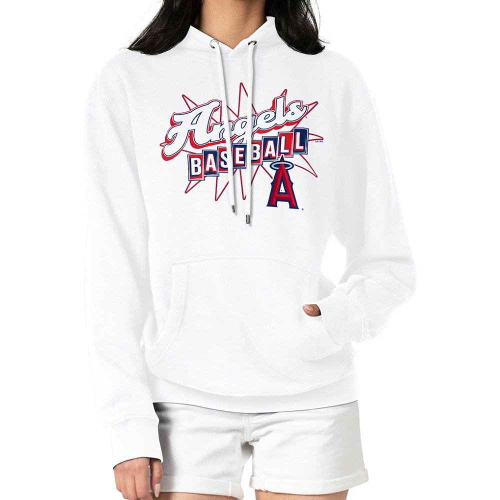 Los Angeles Angels Starter Women's Drive-In Pullover Hoodie - MLB Hoodies