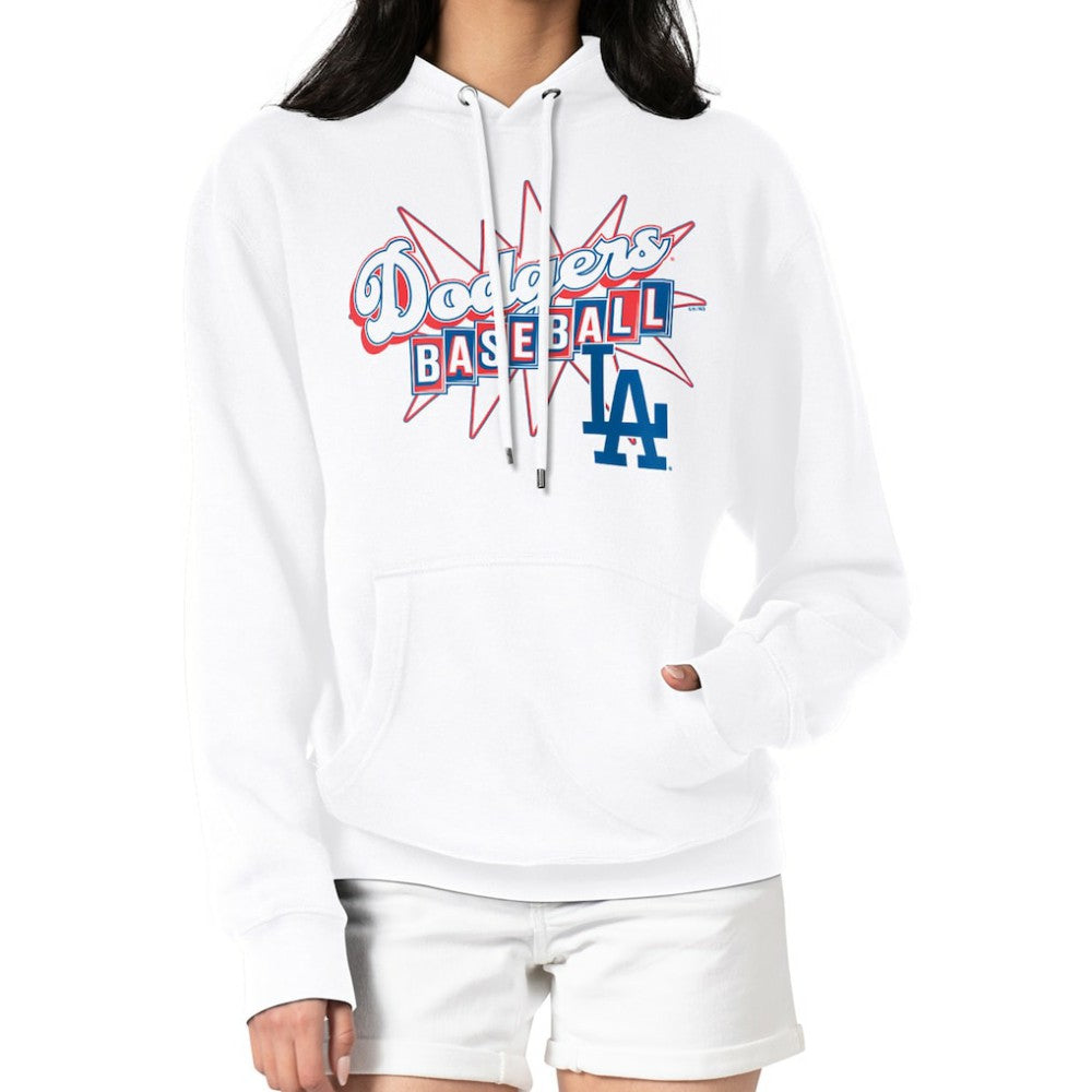 Los Angeles Dodgers Starter Women's Drive-In Pullover Hoodie - MLB Hoodies