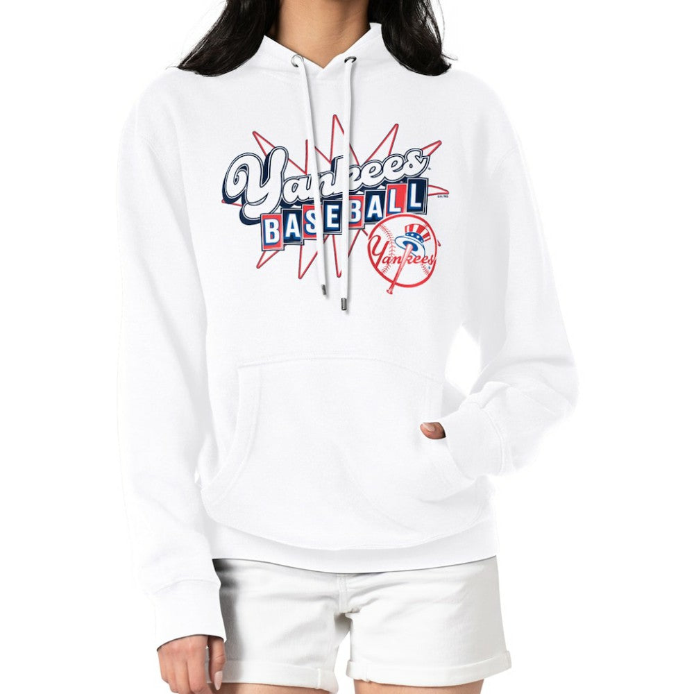 New York Yankees Starter Women's Drive-In Pullover Hoodie - MLB Hoodies
