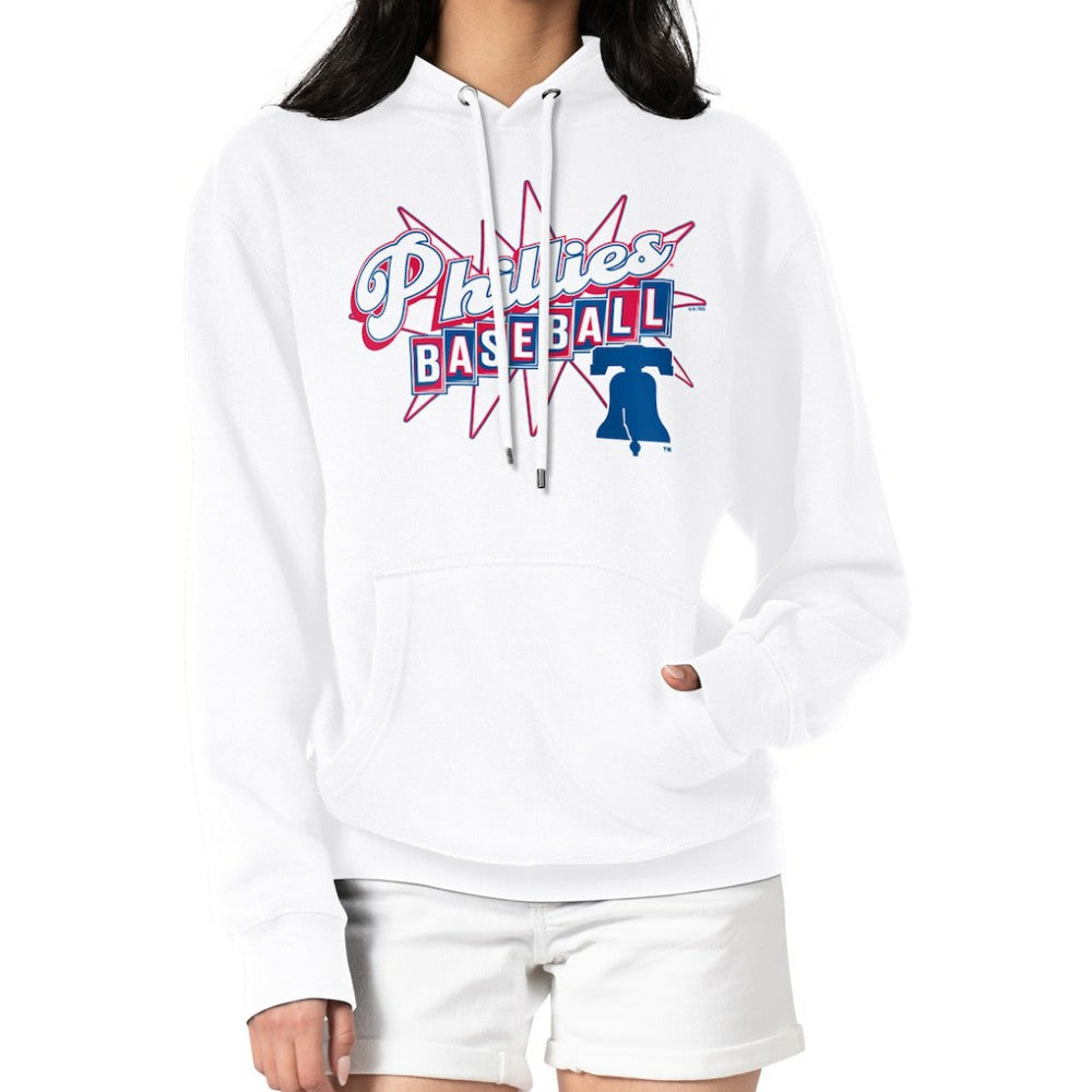 Philadelphia Phillies Starter Women's Drive-In Pullover Hoodie - MLB Hoodies