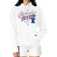 Philadelphia Phillies Starter Women's Drive-In Pullover Hoodie - MLB Hoodies