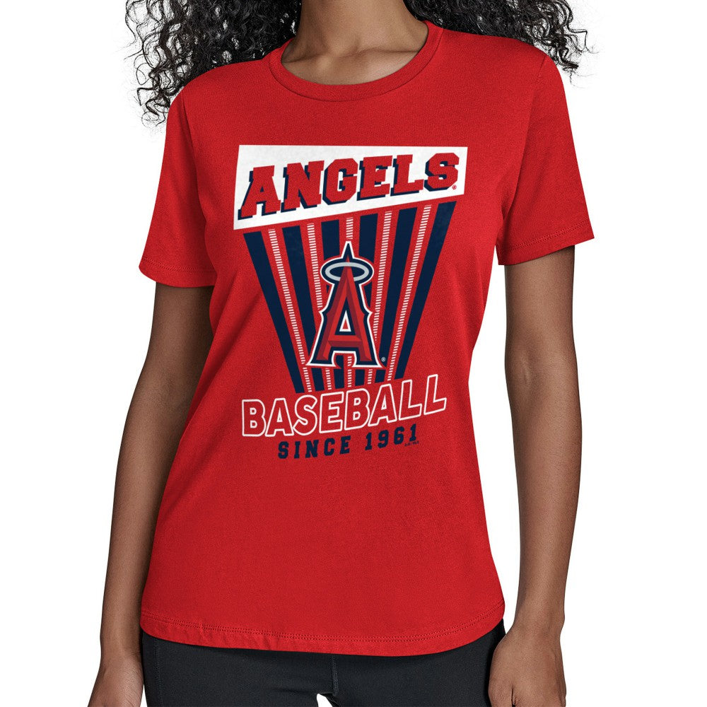 Los Angeles Angels Starter Women's Poster Print T-Shirt - MLB T-shirts