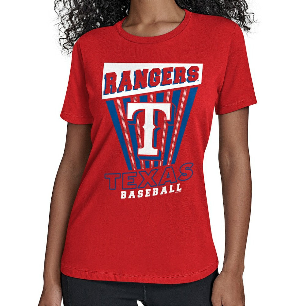 Texas Rangers Starter Women's Poster Print T-Shirt - MLB T-shirts