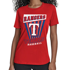 Texas Rangers Starter Women's Poster Print T-Shirt - MLB T-shirts