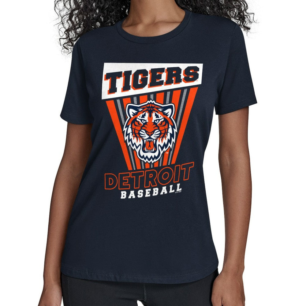 Detroit Tigers Starter Women's Poster Print T-Shirt - MLB T-shirts
