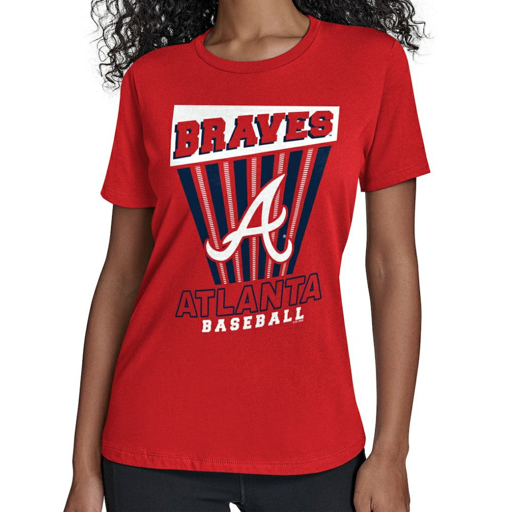 Atlanta Braves Starter Women's Poster Print T-Shirt - MLB T-shirts