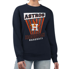 Houston Astros Starter Women's Poster Print Pullover Sweatshirt - MLB Pullover