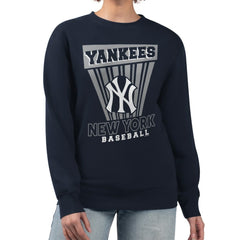 New York Yankees Starter Women's Poster Print Pullover Sweatshirt - MLB Pullover