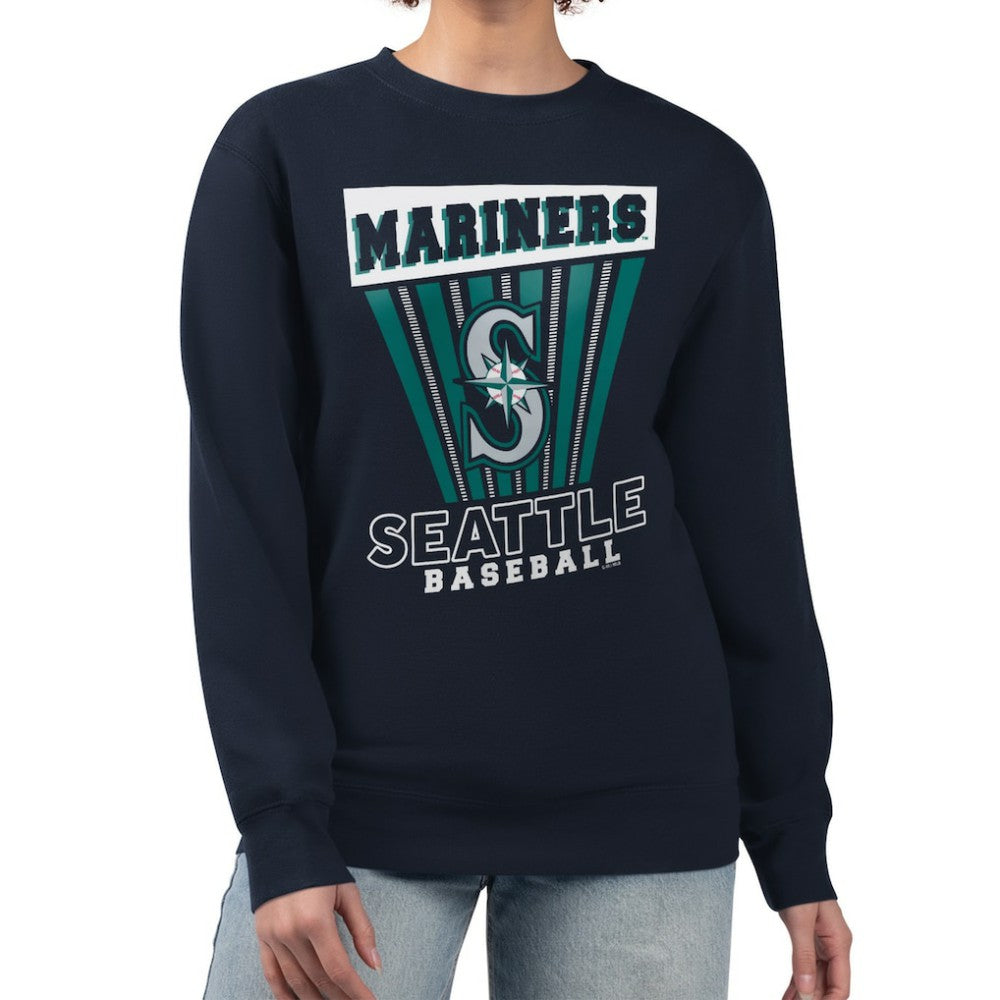 Seattle Mariners Starter Women's Poster Print Pullover Sweatshirt - MLB Pullover