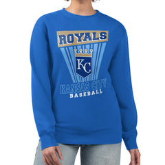 Kansas City Royals Starter Women's Poster Print Pullover Sweatshirt - MLB Pullover