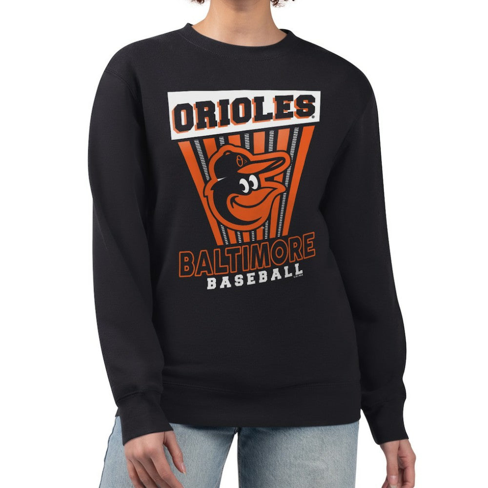 Baltimore Orioles Starter Women's Poster Print Pullover Sweatshirt - MLB Pullover
