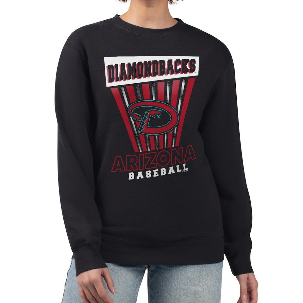 Arizona Diamondbacks Starter Women's Poster Print Pullover Sweatshirt - MLB Pullover