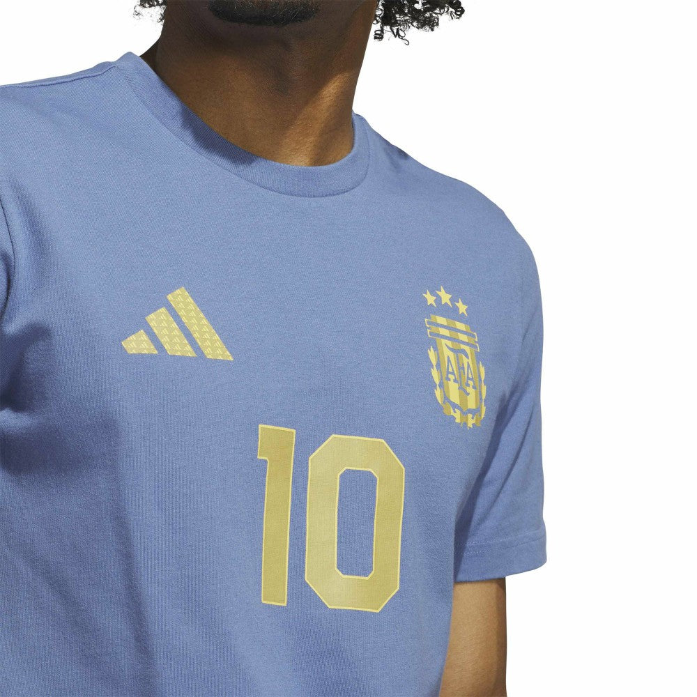 Lionel Messi Argentina National Team Name & Number T-Shirt
